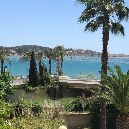 Bandol Roc Beach Vue Mer Grand T3 Face A La Plage Avec Parking Bagian luar foto